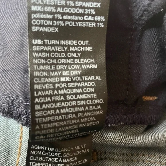 White House Black Market Dark Indigo High-Rise Skinny Flare Jeans - Picture 11 of 11